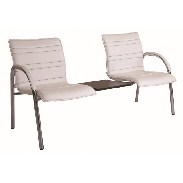 Alesta İkili Sehpalı Bekleme Koltuğu